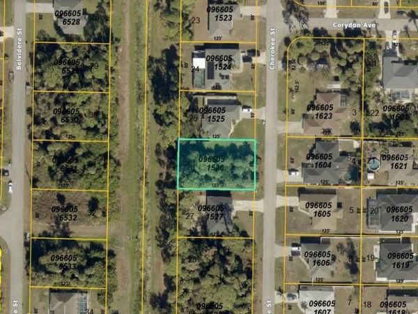 Lot 26 CHEROKEE STREET , NORTH PORT, FL 34286