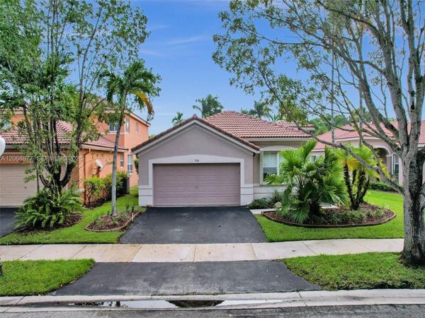 938 Bluewood Ter , Weston, FL 33327