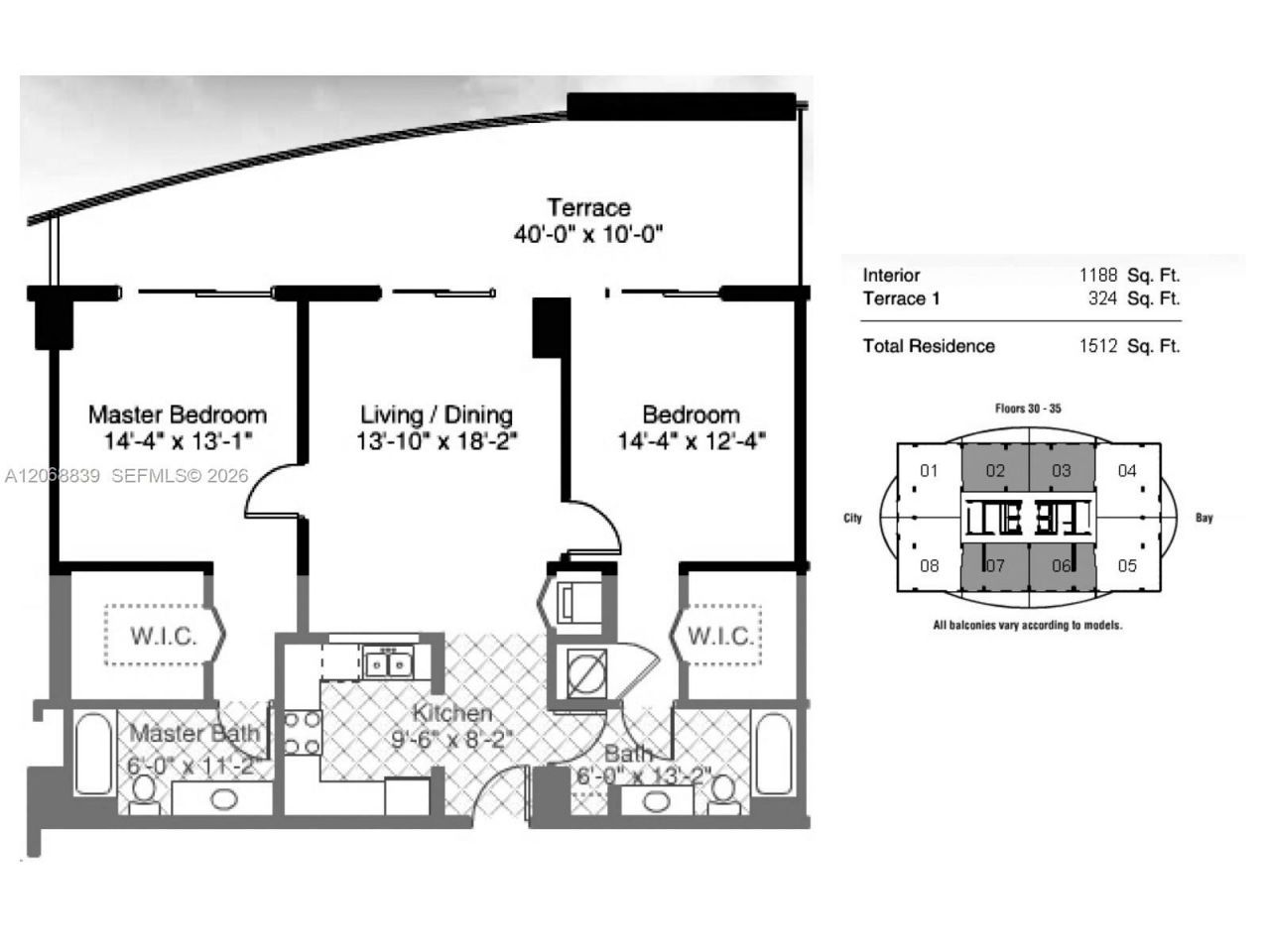 2101 Brickell Ave , Unit 3202, Miami, FL 33129 Photo
