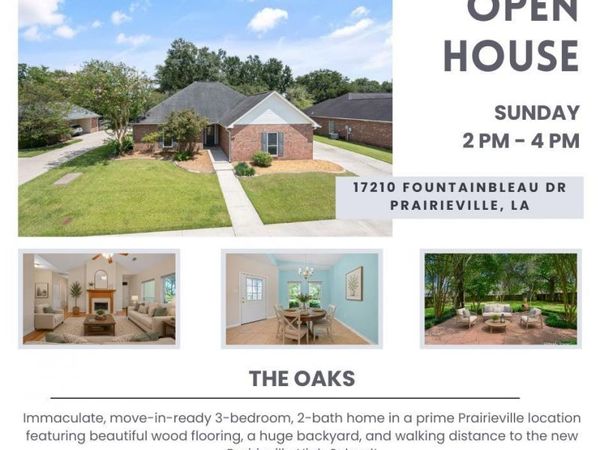 17210 Fountainbleau Dr, Prairieville, LA 70769