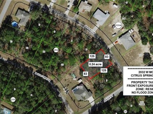 2032 W Most LN , CITRUS SPRINGS, FL 34434