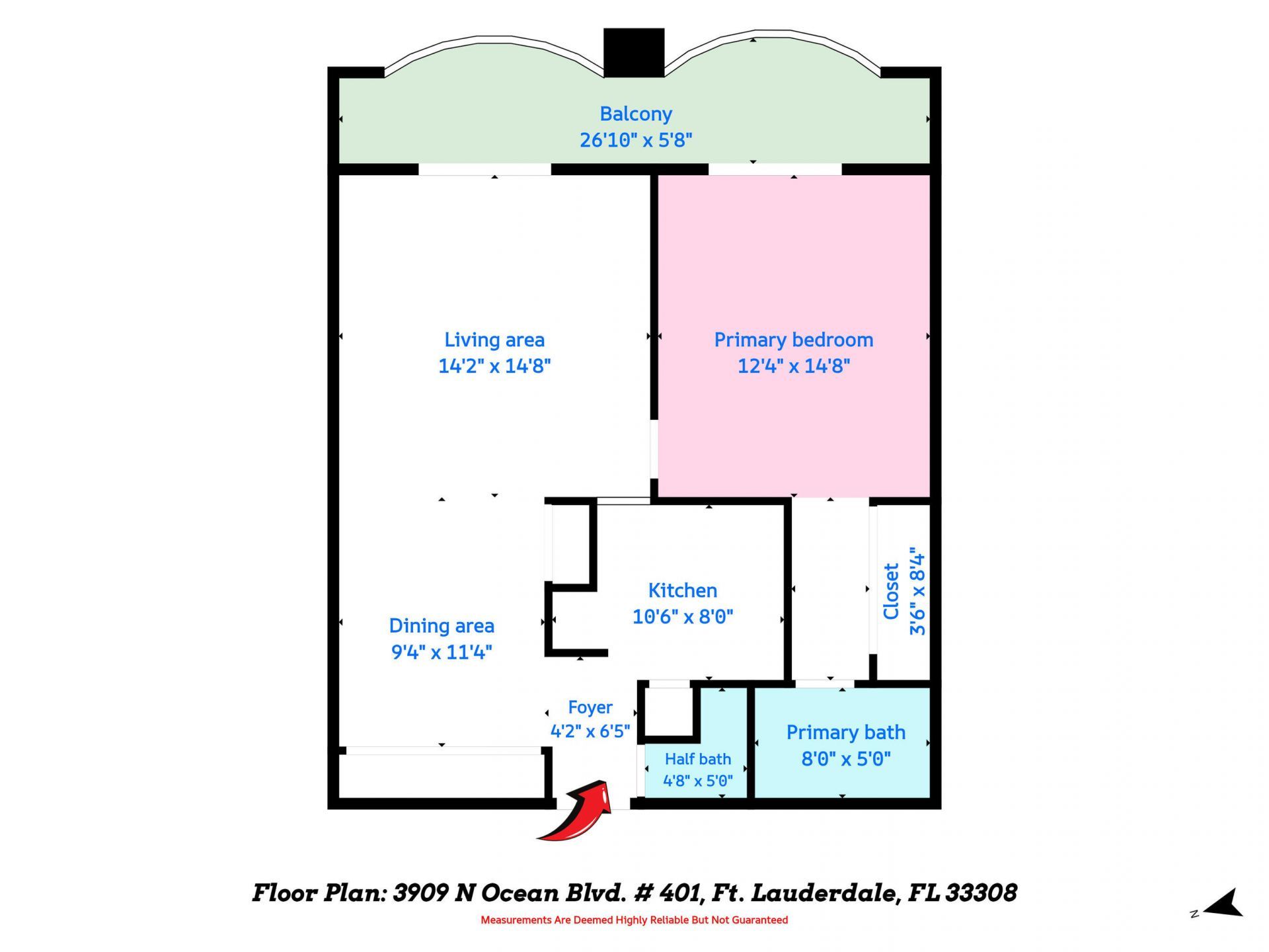 3909 N Ocean Boulevard, Unit 401, Fort Lauderdale, FL 33308 Photo