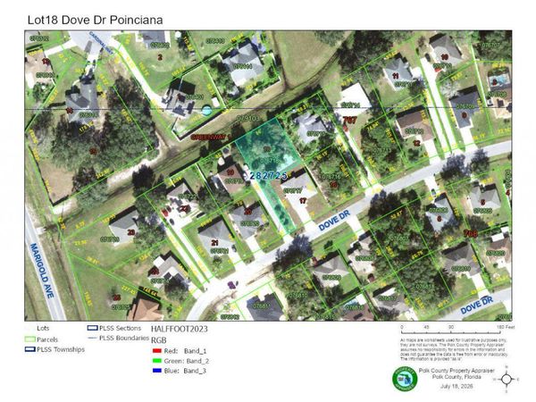 Lot 18 Block 76 DOVE, Poinciana, FL 34759