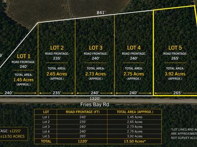 LOT 5 Fries Bay Rd. , Loris, SC 29569