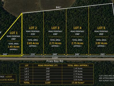 LOT1 Fries Bay Rd. , Loris, SC 29569