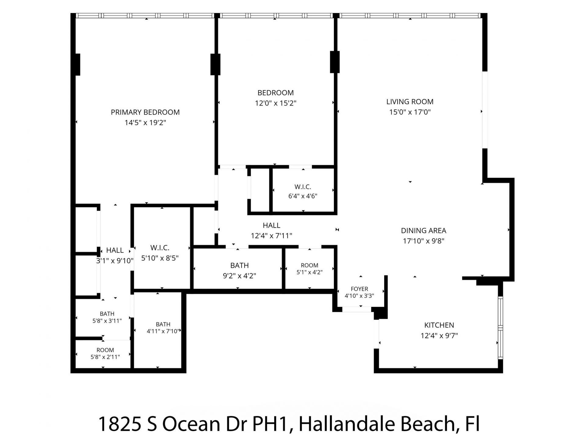 1825 S Ocean Drive, Unit PH 1, Hallandale Beach, FL 33009 Photo