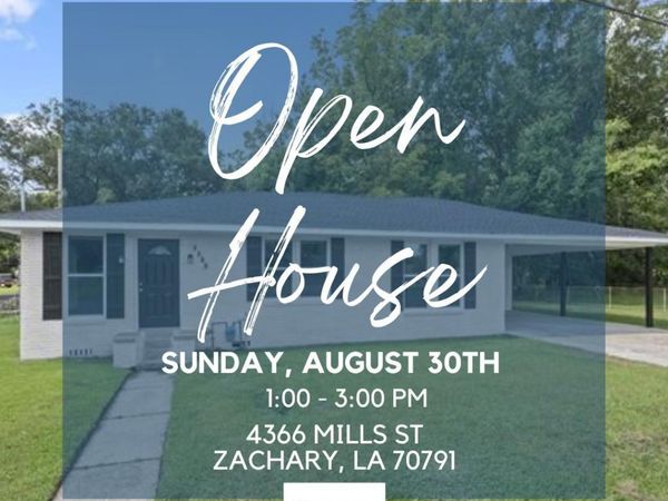 4366 Mills St, Zachary, LA 70791