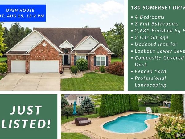 180 Somerset Drive, Glen Carbon, IL 62034