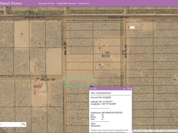 30th (U4 B13 L15) Street SW, Rio Rancho, NM 87124