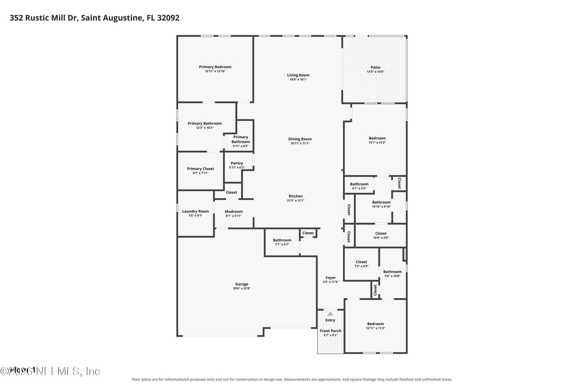 352 Rustic Mill Drive, Saint Augustine, FL 32092 Photo