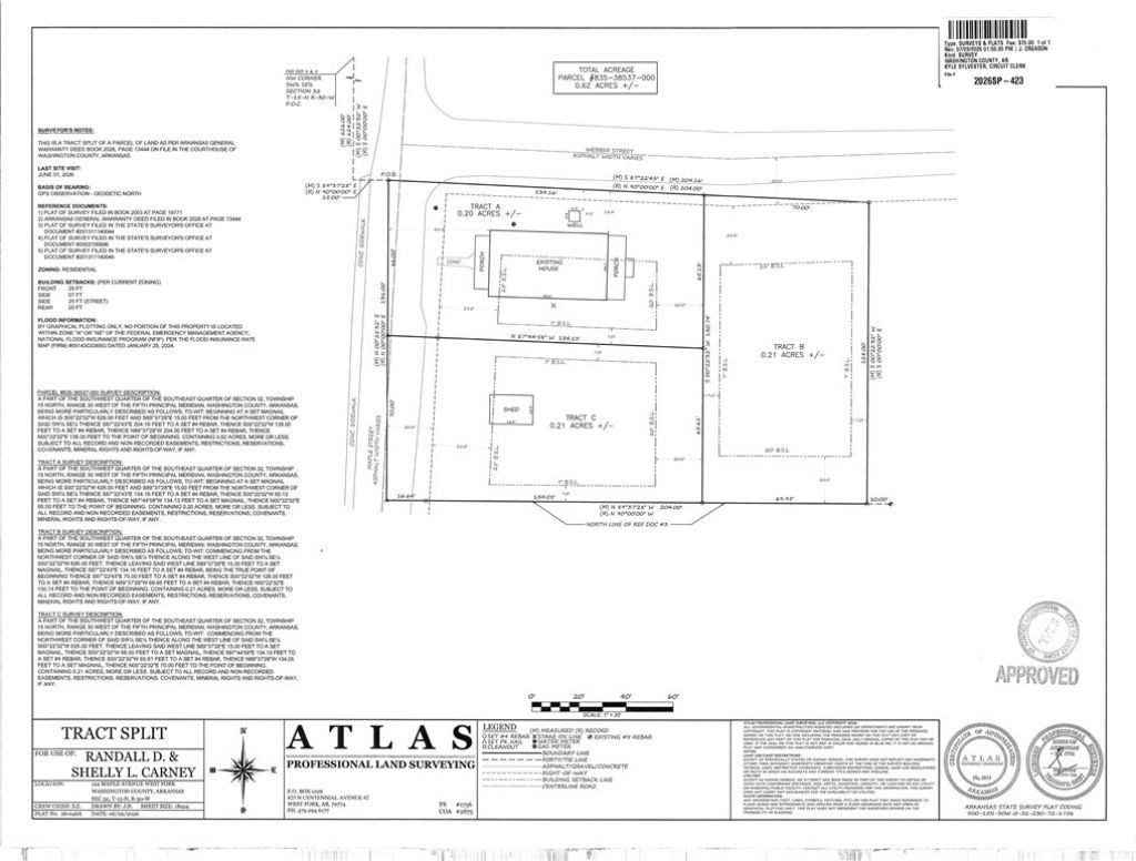 Tract B And C Maple Ave And Webber Street , West Fork, AR 72774 Main Photo