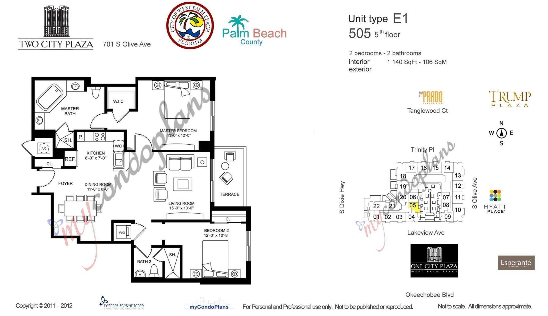 701 S Olive Avenue, Unit 505 & 506, West Palm Beach, FL 33401 Photo