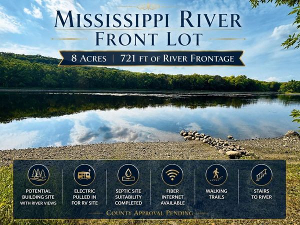 8 Acres Mississippi River Front TBD Bedow Road , Fort Ripley, MN 56449