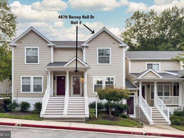 4870 DORSEY HALL DRIVE , Unit 2, ELLICOTT CITY, MD 21042