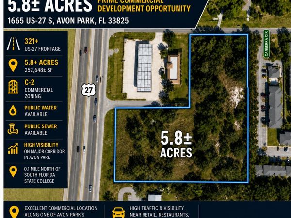 1665 US 27, Avon Park, FL 33825