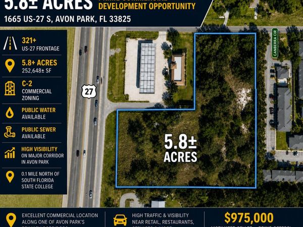1665 US 27, Avon Park, FL 33825