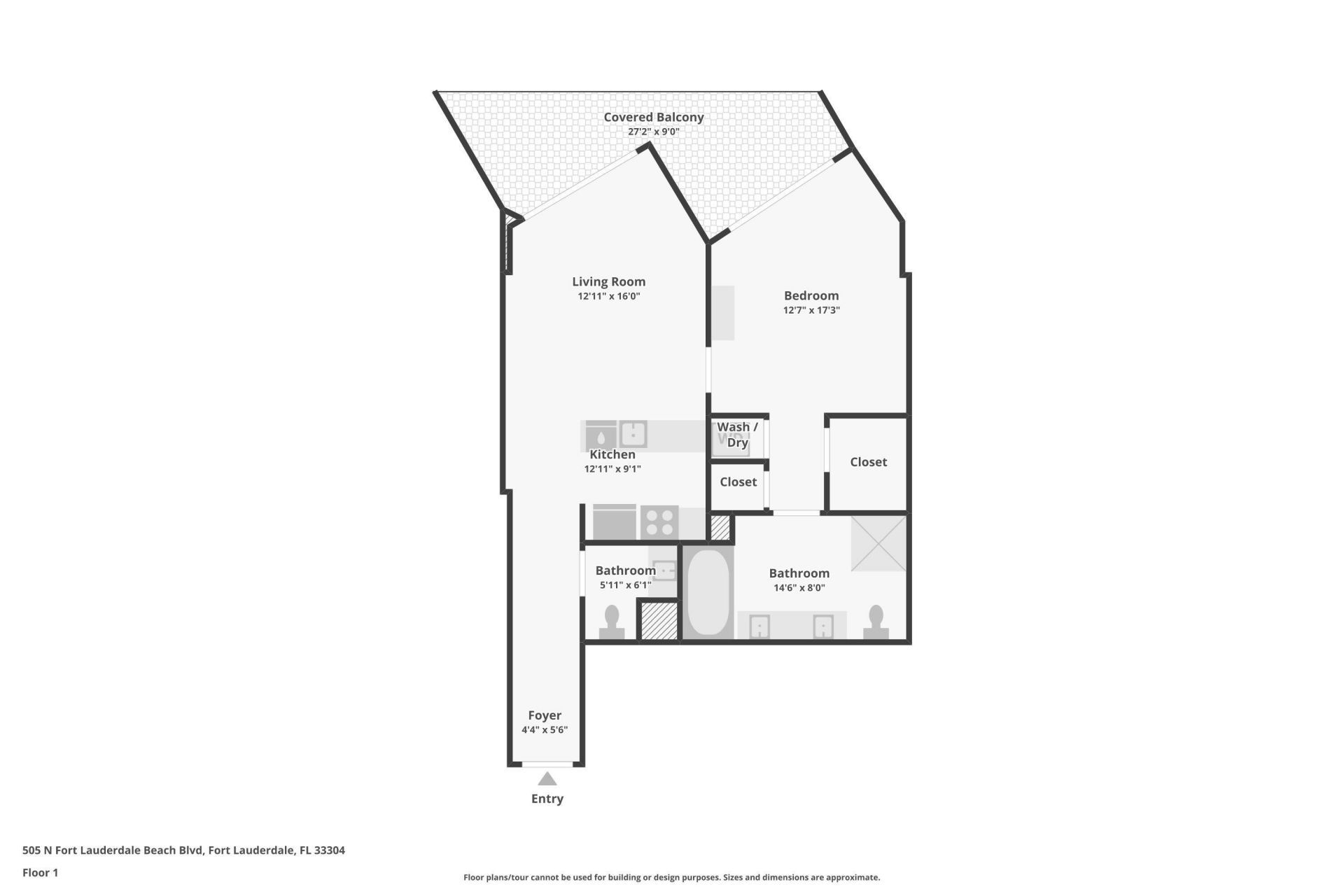505 N Fort Lauderdale Beach Boulevard, Unit 1105, Fort Lauderdale, FL 33304 Photo