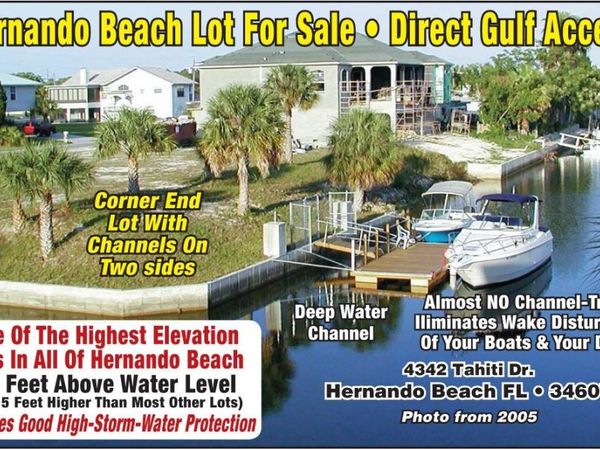 4342 TAHITI DRIVE , HERNANDO BEACH, FL 34607