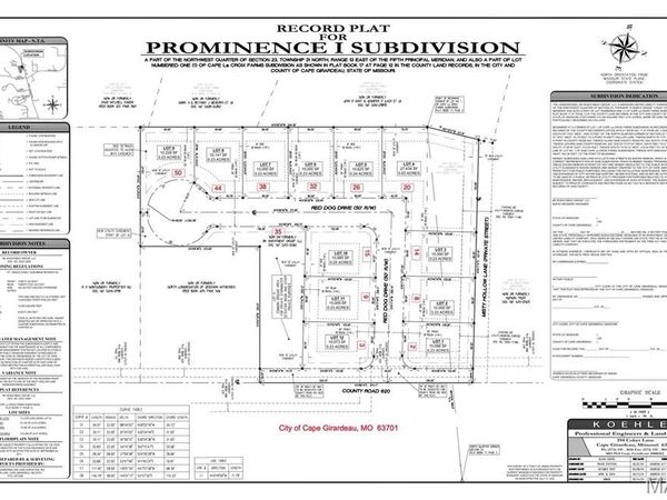 Lot 3 Red Dog Dr , Cape Girardeau, MO 63701
