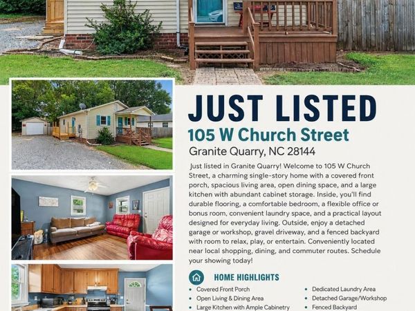 105 W Church Street, Granite Quarry, NC 28144