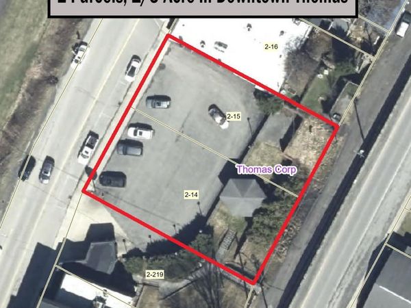 Lot 1 & 2 East Avenue, Thomas, WV 26292
