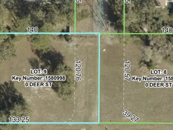 lot 9 DEER STREET , SPRING HILL, FL 34608