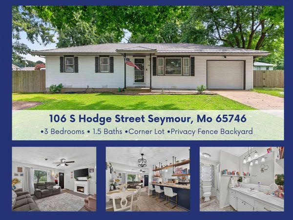 106 S Hodge Street , Seymour, MO 65746