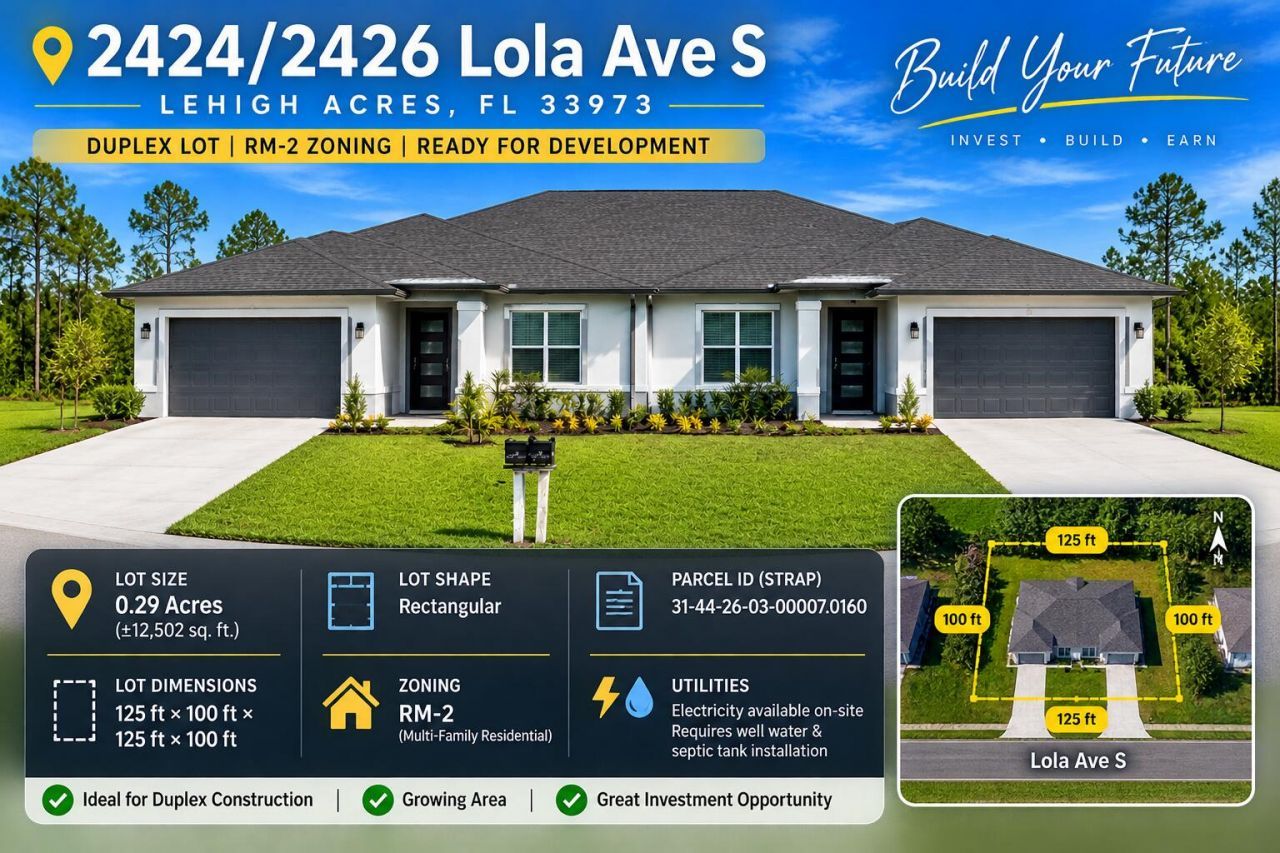 2424 Lola Avenue S, Lehigh Acres, FL 33973 Photo