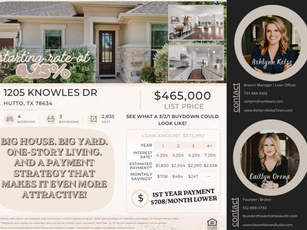 1205 Knowles DR, Hutto, TX 78634