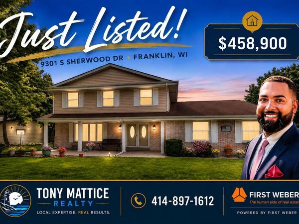 9301 S Sherwood DRIVE, Franklin, WI 53132