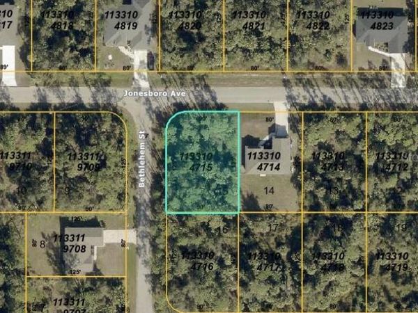 Lot 15 JONESBORO AVENUE , NORTH PORT, FL 34288