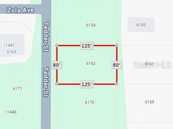 6162 TEDDER STREET , PORT CHARLOTTE, FL 33981
