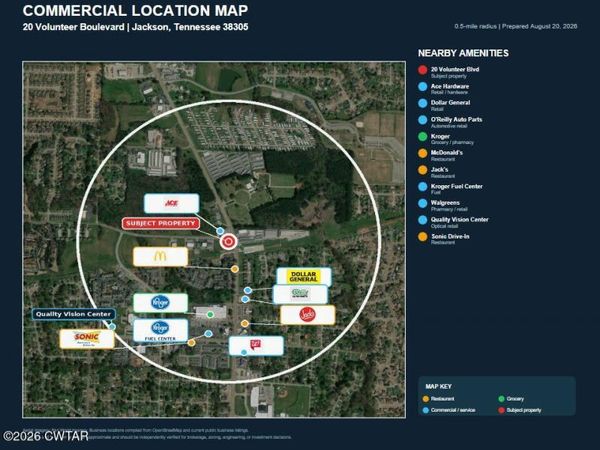 20 Volunteer Boulevard, Jackson, TN 38305