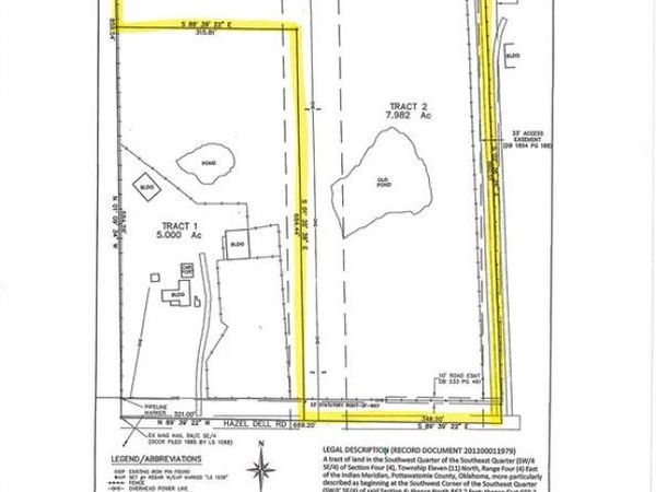 000 Hazel Dell 8 Acres Road, Shawnee, OK 74855