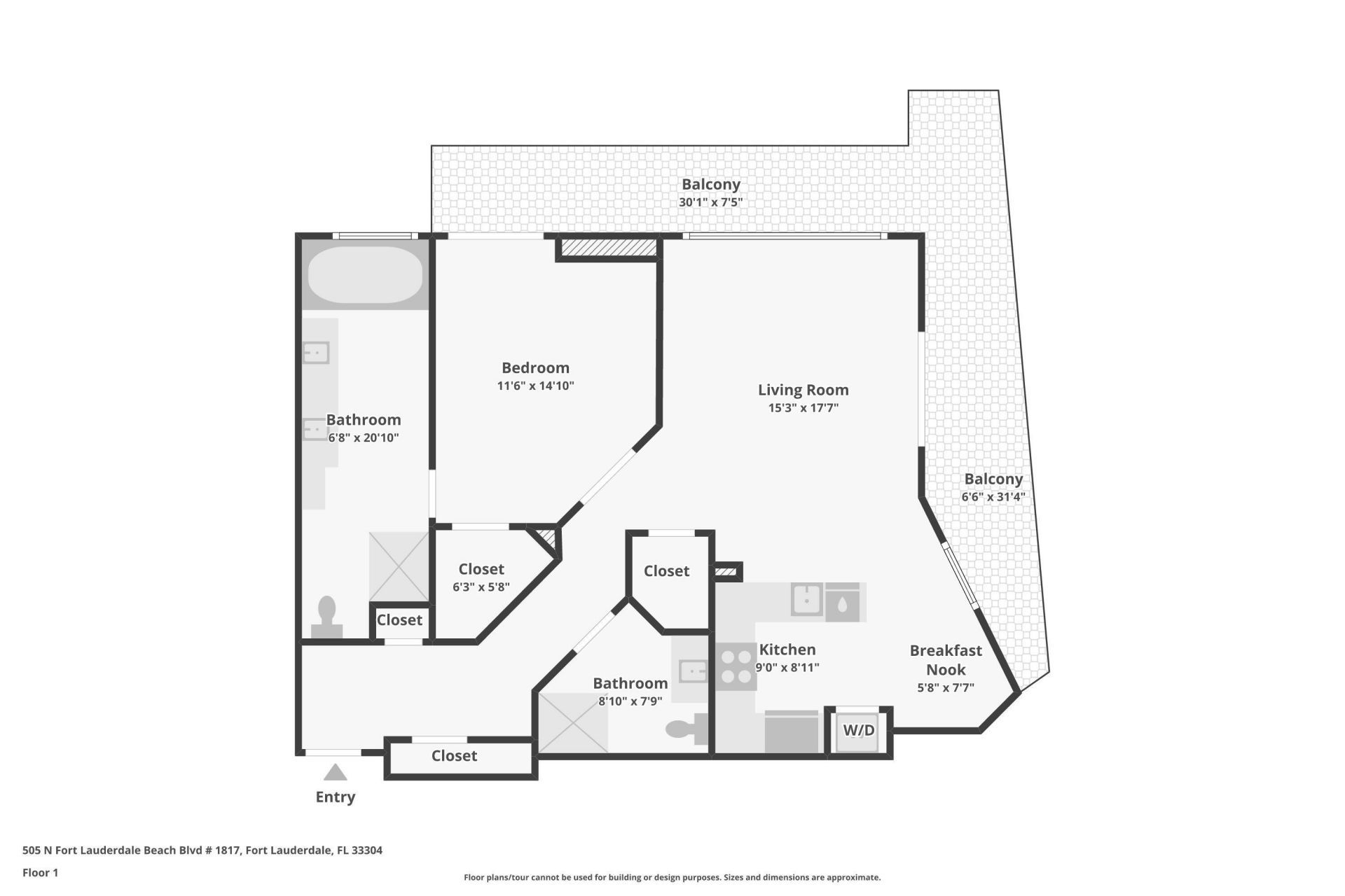 505 N Fort Lauderdale Beach Boulevard, Unit 1817, Fort Lauderdale, FL 33304 Photo