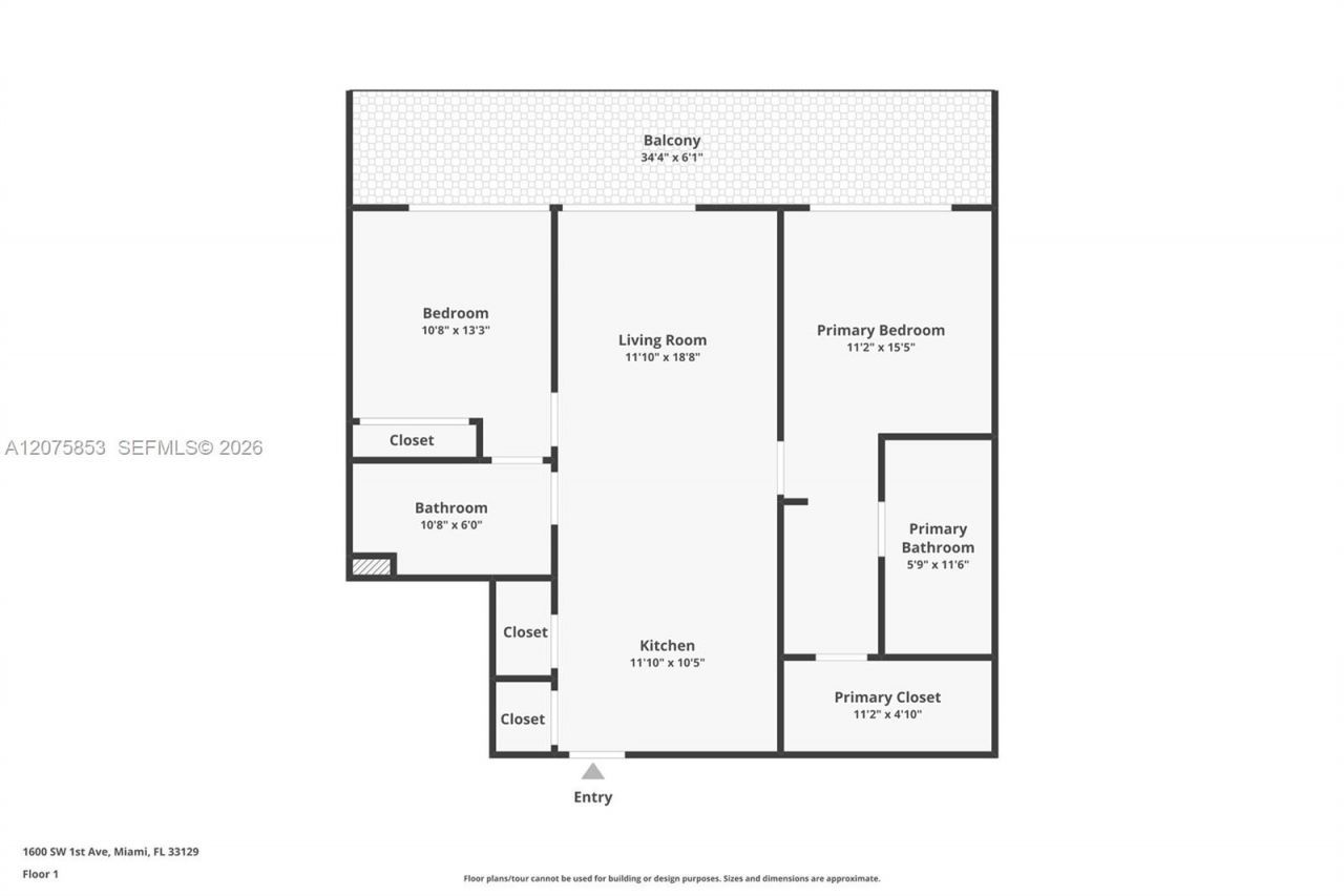 1600 SW 1st Ave , Unit 1103, Miami, FL 33129 Photo