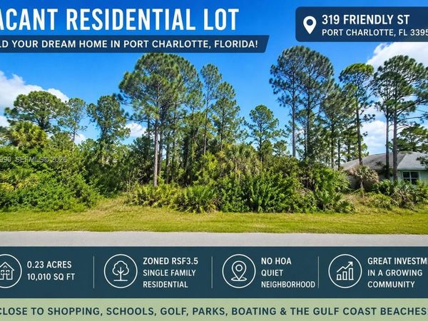 319 Friendly , Port Charlotte, FL 33953