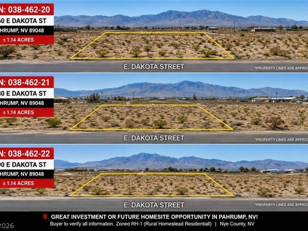 1590 E Dakota Street , Pahrump, NV 89048
