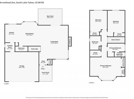 1762 Arrowhead Avenue, South Lake Tahoe, CA 96150 Photo
