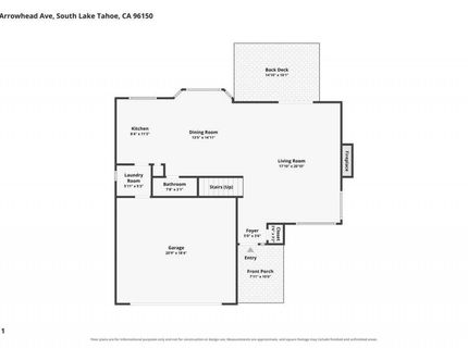1762 Arrowhead Avenue, South Lake Tahoe, CA 96150 Photo