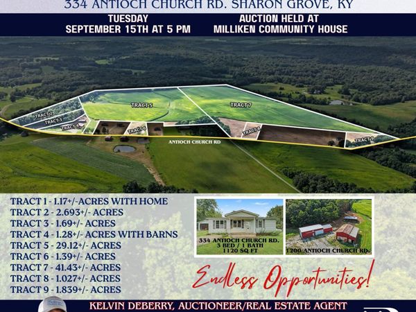 334 Antioch Church Rd , Sharon Grove, KY 42280
