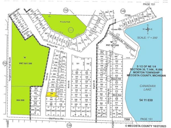 7552 10th Street, Canadian Lakes, MI 49346