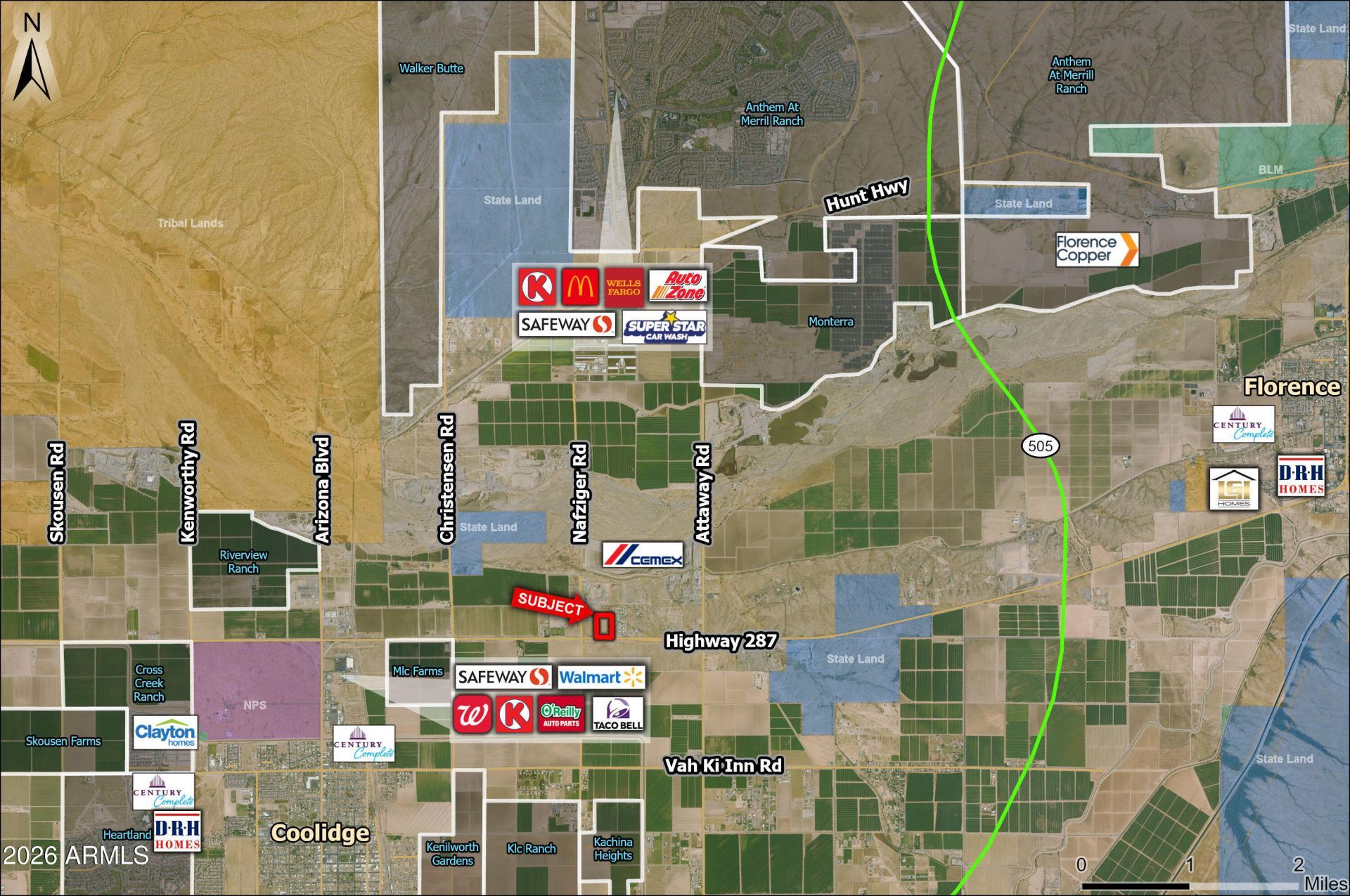 W Highway 287, Coolidge, AZ 85128