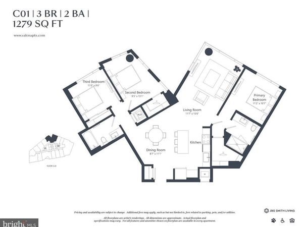 2050 S BELL STREET , Unit 719, ARLINGTON, VA 22202