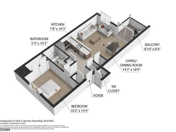 5 Brandywine Ct, Unit 3, Vernon, NJ 07462