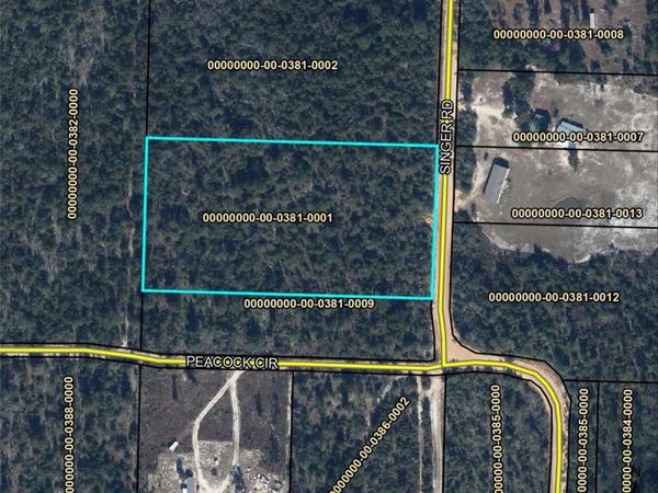 TBD SINGER ROAD , YOUNGSTOWN, FL 32466