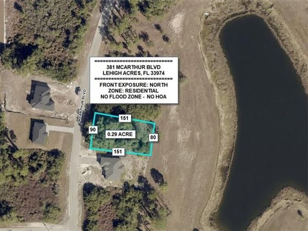 381 McArthur BLVD , LEHIGH ACRES, FL 33974