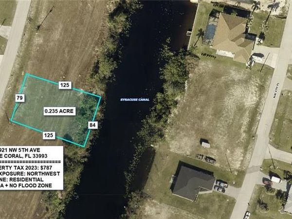 2921 NW 5th AVE , CAPE CORAL, FL 33993