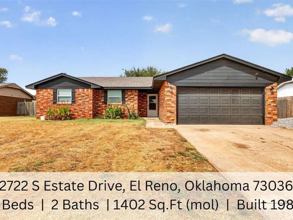 2722 S Estate Drive, El Reno, OK 73036
