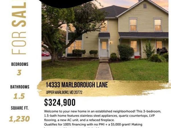14333 MARLBOROUGH LANE, UPPER MARLBORO, MD 20772